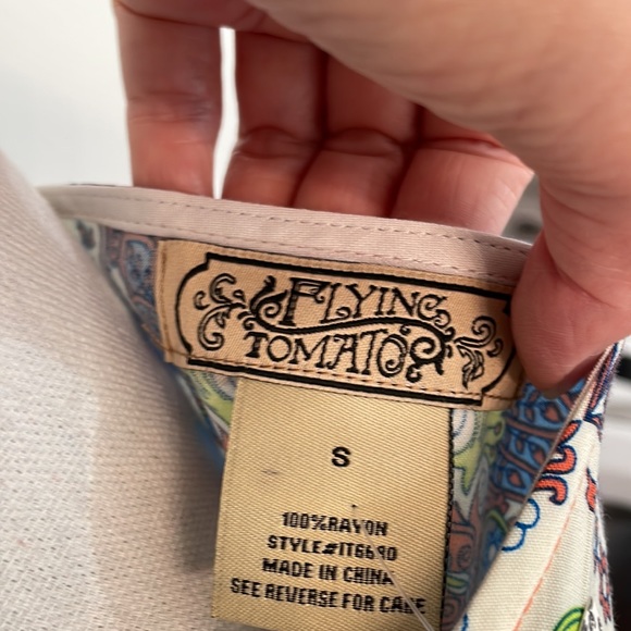 Flying Tomato Boho Top NWT - Picture 8 of 9